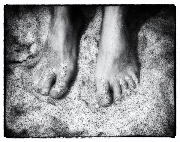 My favorite feet on my favorite beach.